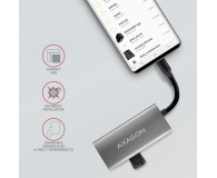 AXAGON HMC-4G2, USB 10Gbps hub, porty 2x USB-A, 2x USB-C - 1353434 - zdjęcie 3